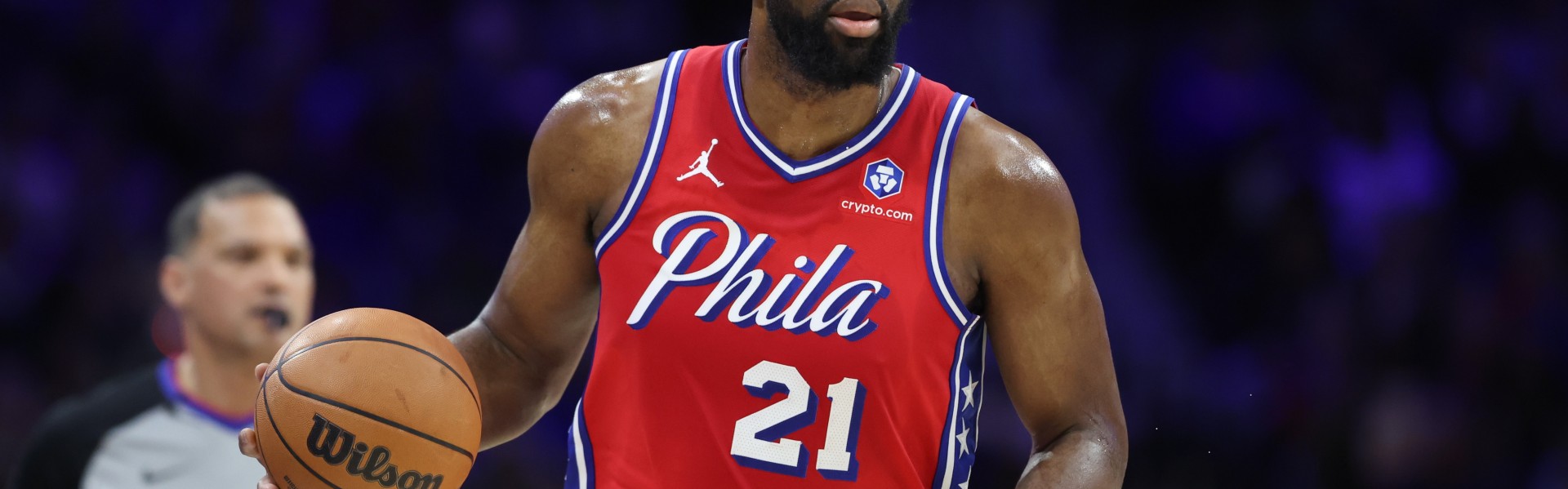 开云体育入口-两年前单场70分！恩比德打趣：也许该在1月22日生个孩子